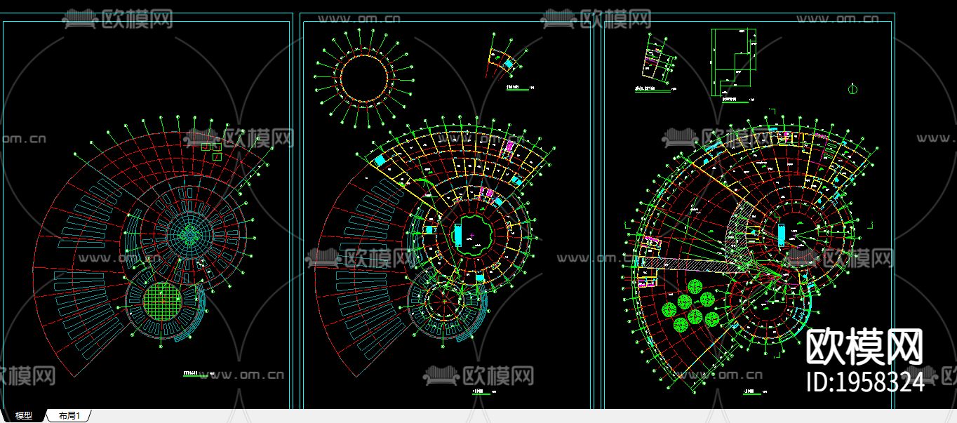 生态园餐厅平面方案图下载