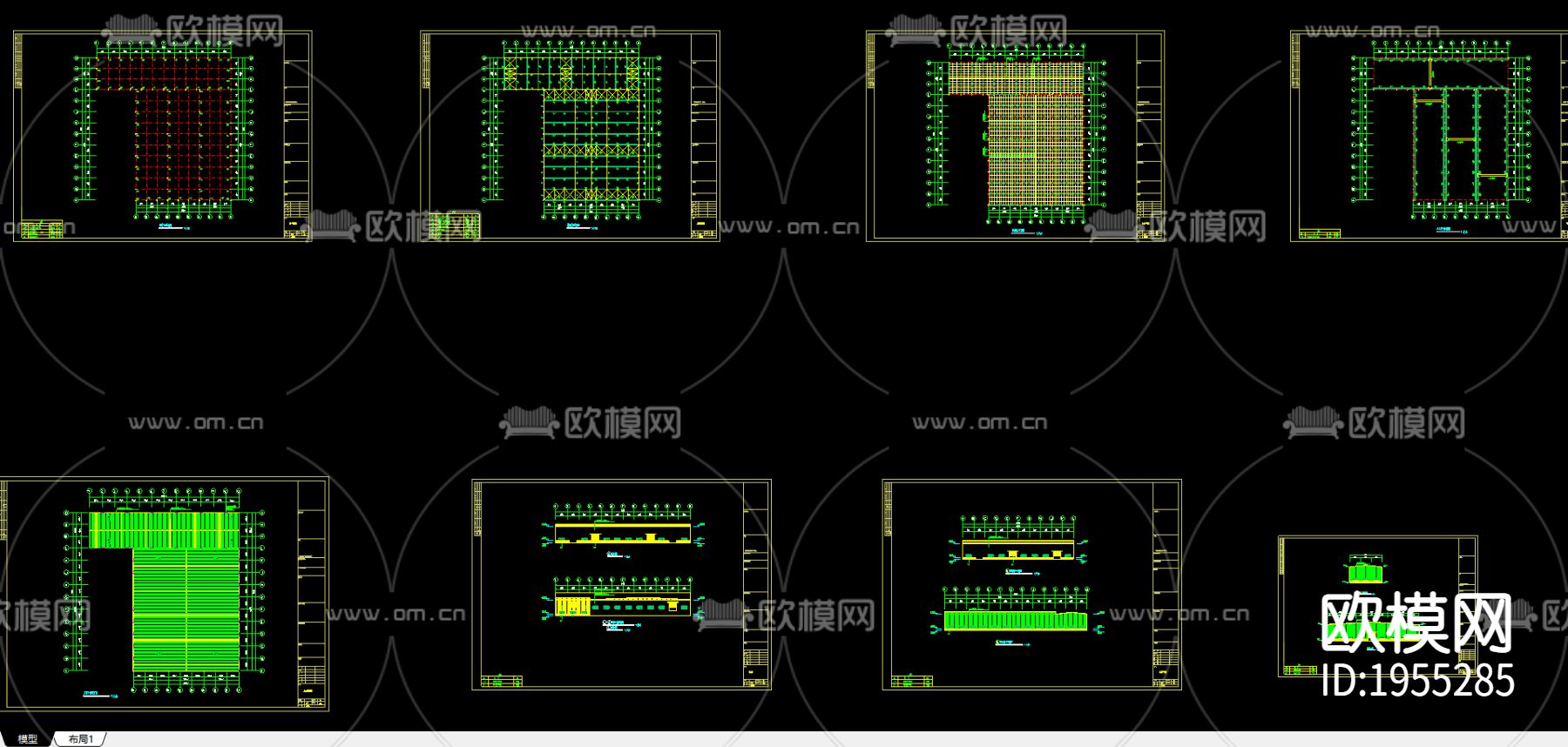 远达石材工程CAD下载（渲染图2）
