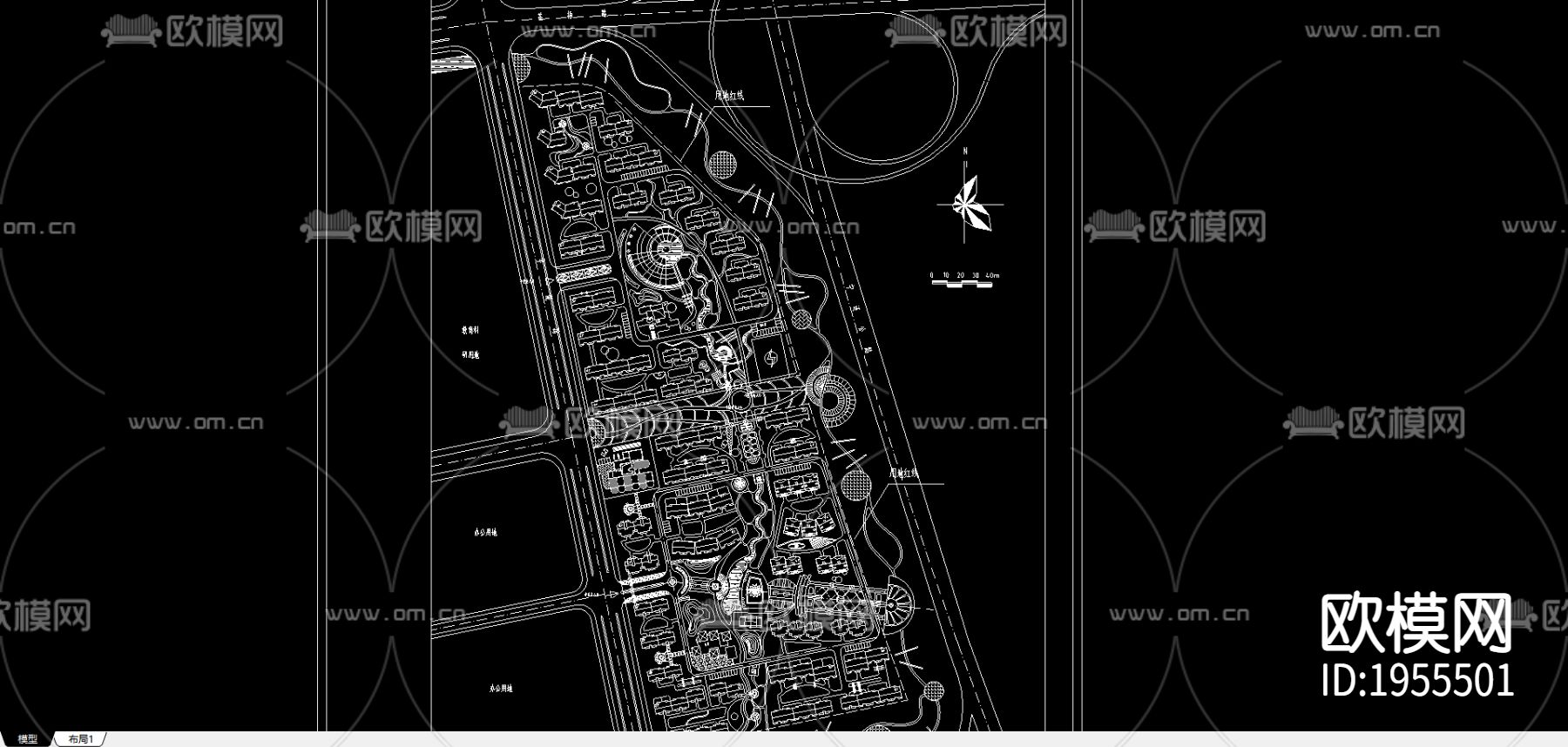新区地块规划下载（渲染图2）