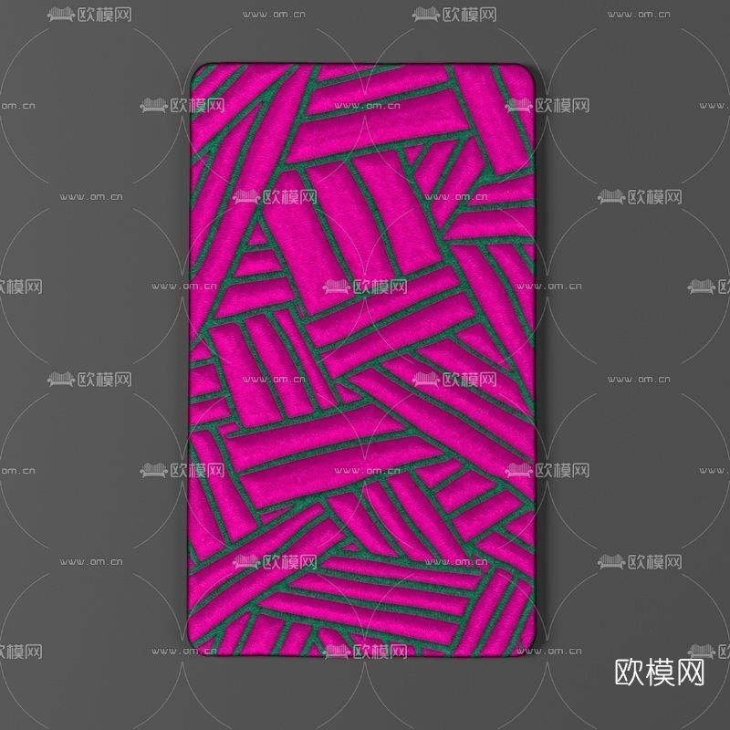 现代地毯免费3d模型下载
