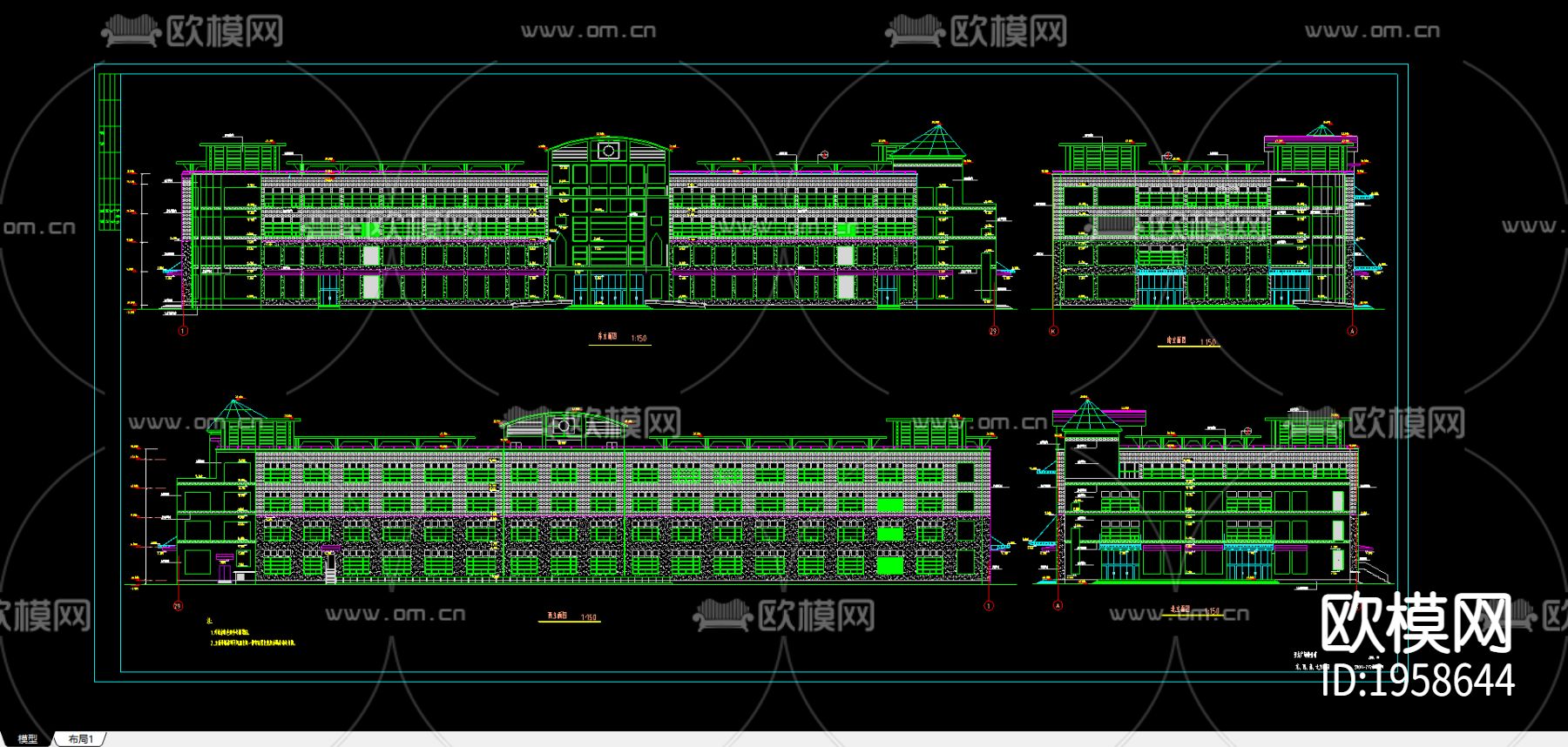 大型商场全套图下载（渲染图2）