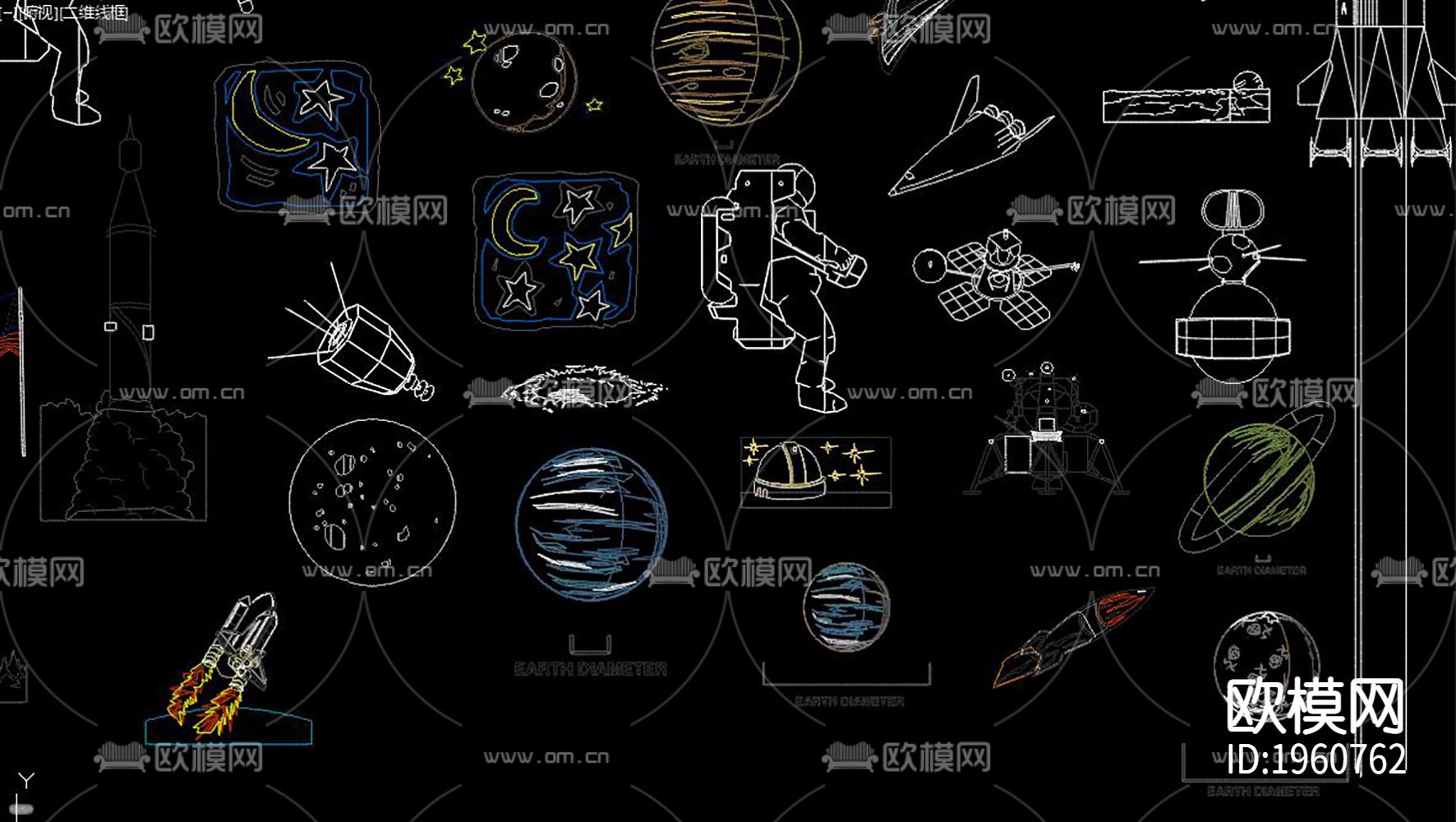 航天宇航员下载（渲染图1）