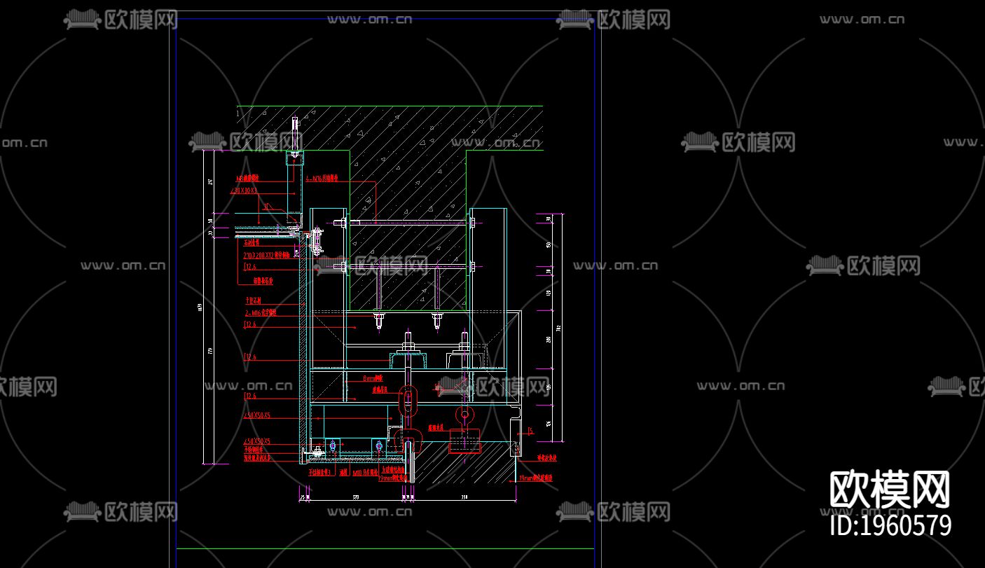详细的吊挂节点图下载（渲染图3）