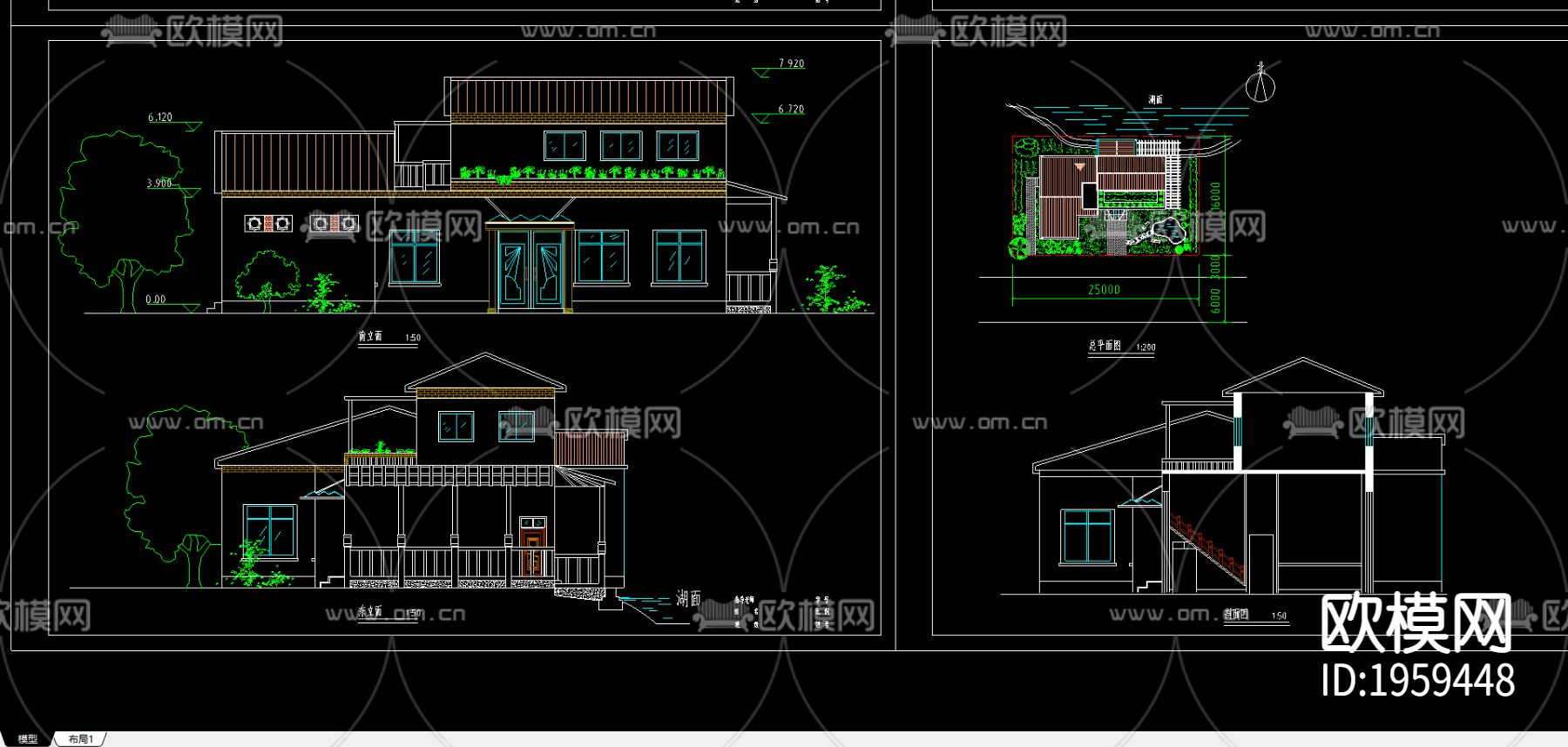 咖啡厅设计方案图下载（渲染图1）