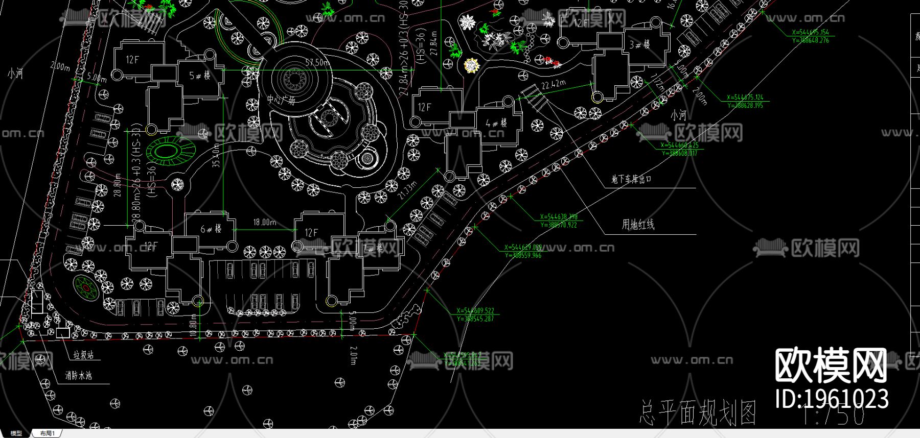 农民公寓规划图下载（渲染图2）