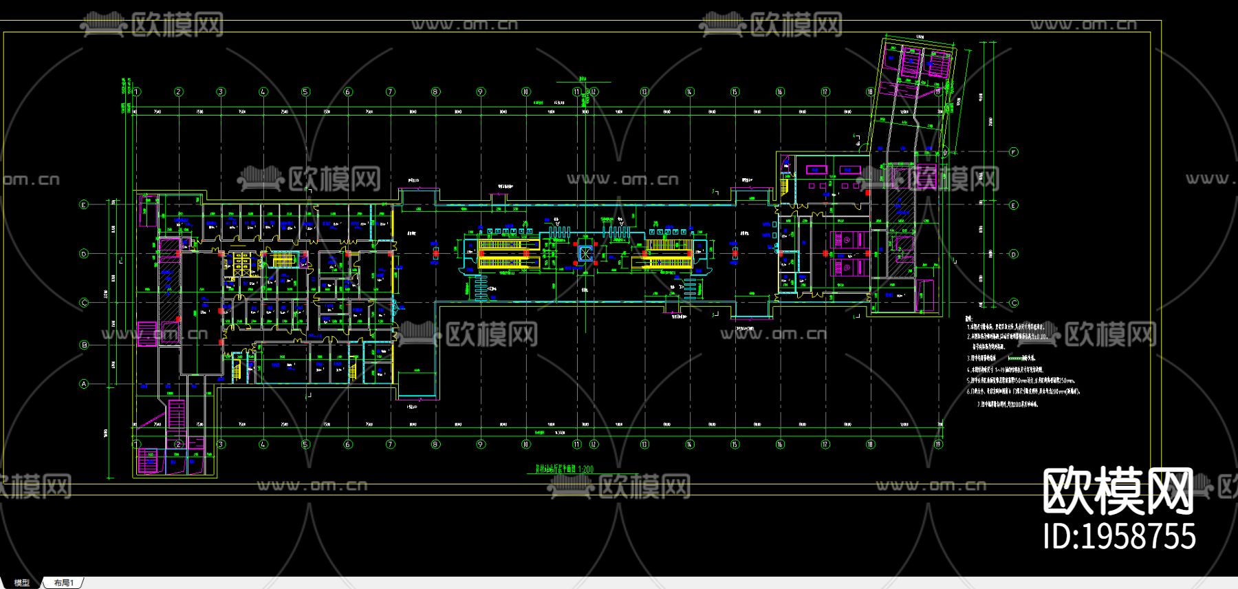 地铁平面建筑设计下载