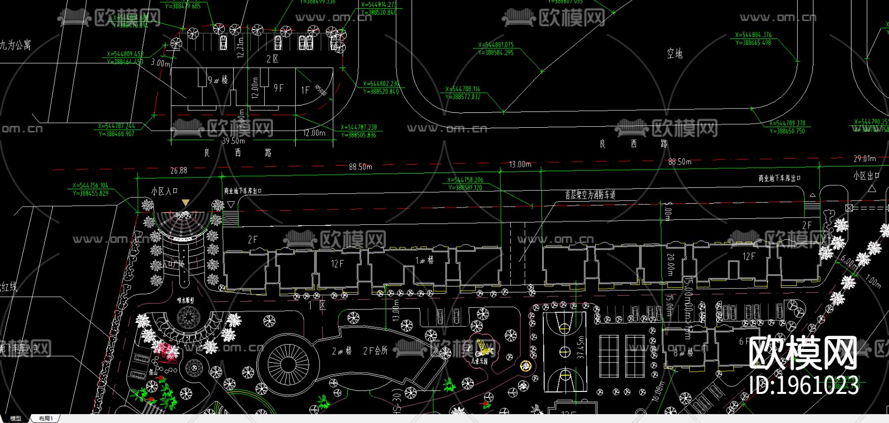 农民公寓规划图下载（渲染图3）