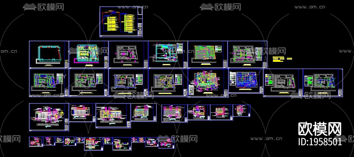 工业风西餐厅下载（渲染图2）