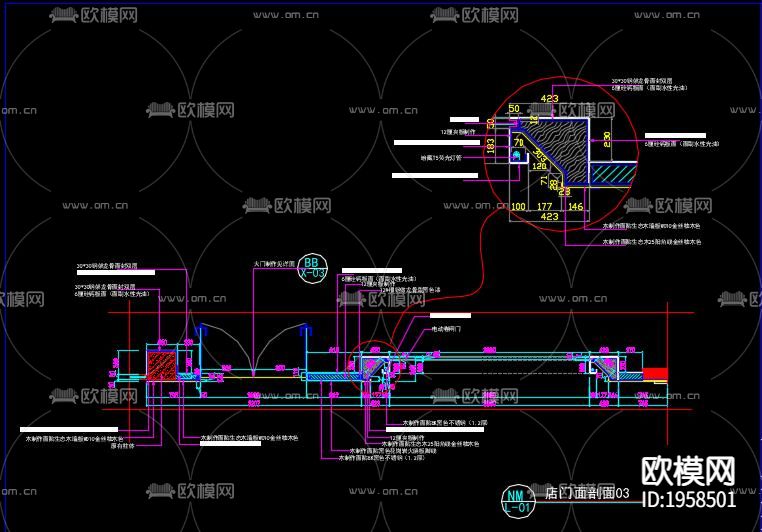 工业风西餐厅下载（渲染图4）