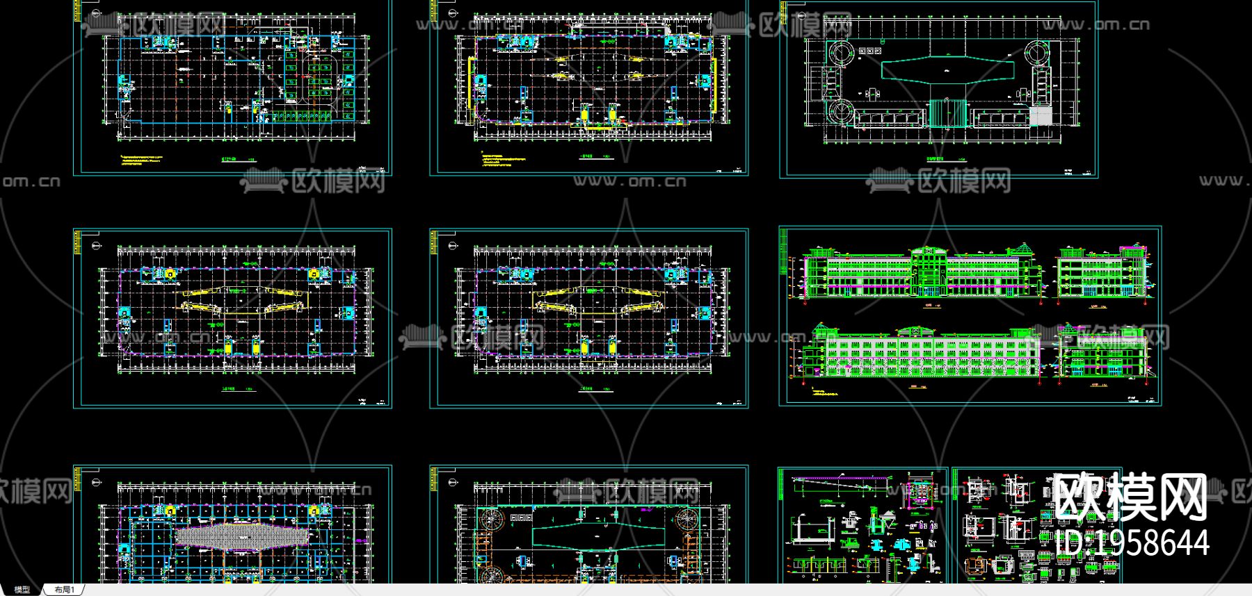 大型商场全套图下载（渲染图3）