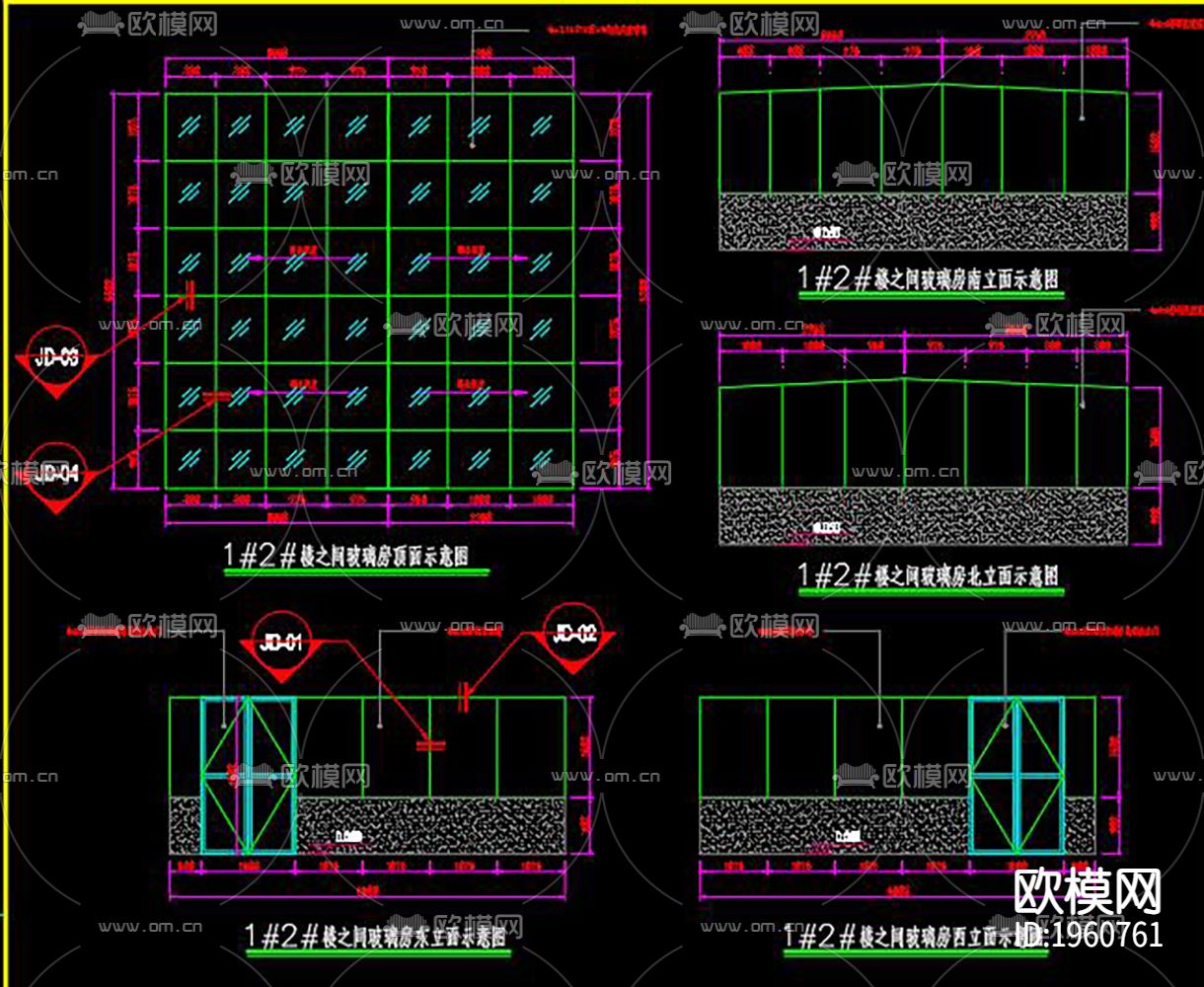玻璃房方案下载（渲染图8）
