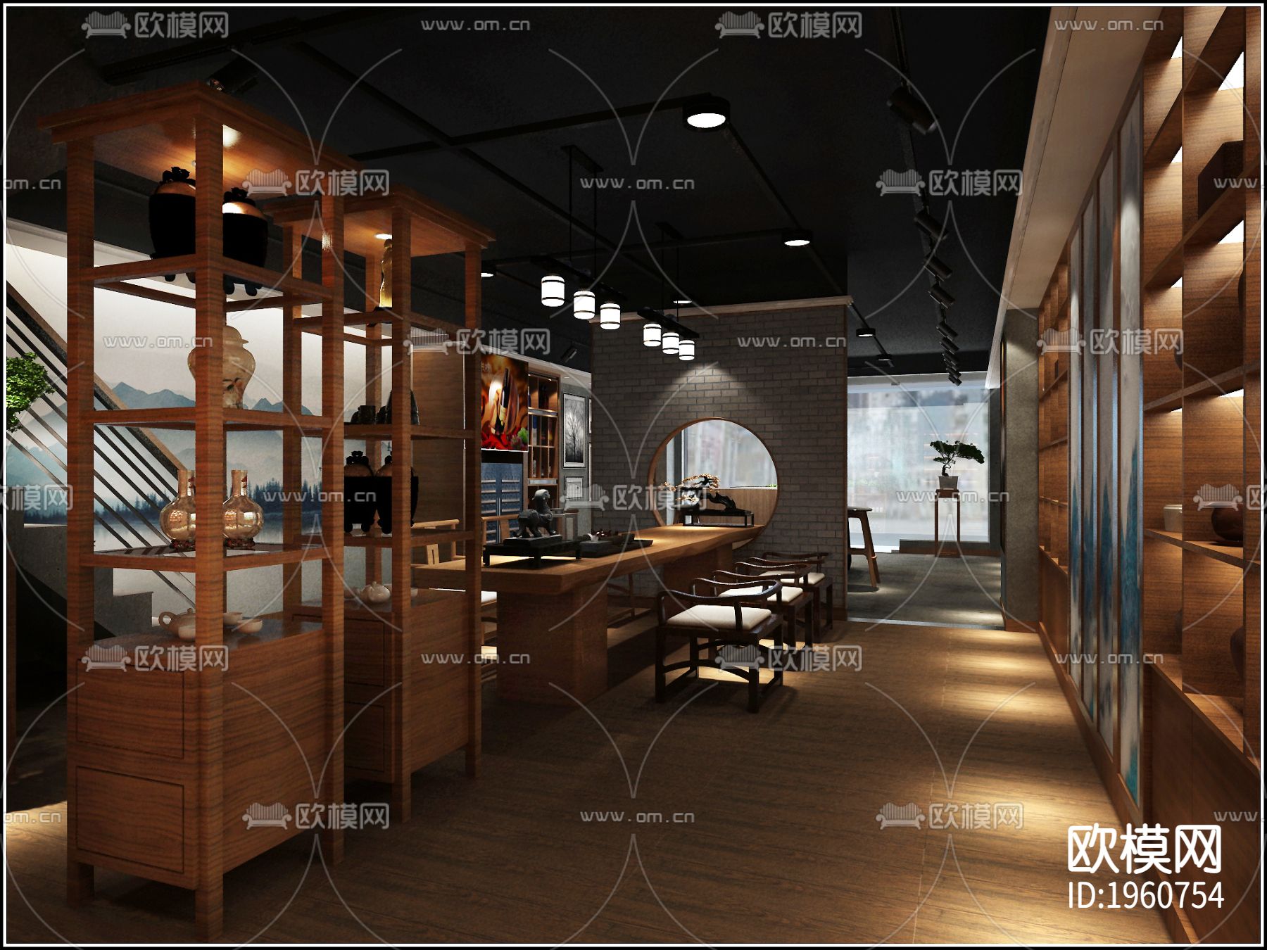 茶叶专卖店下载（渲染图8）