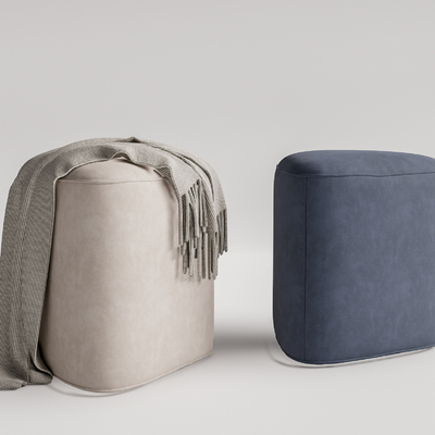 现代沙发凳su模型