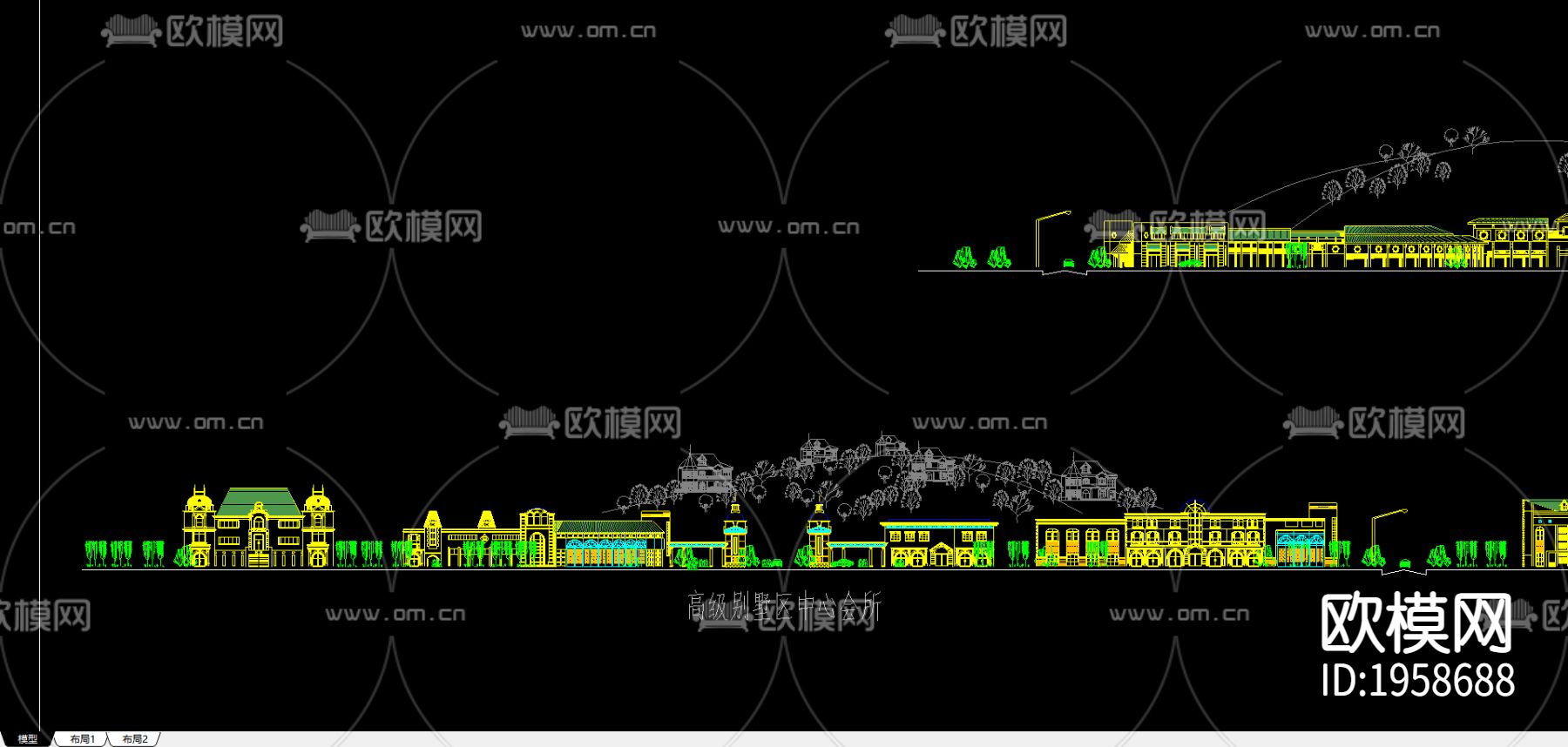 街景立面规划图下载（渲染图3）