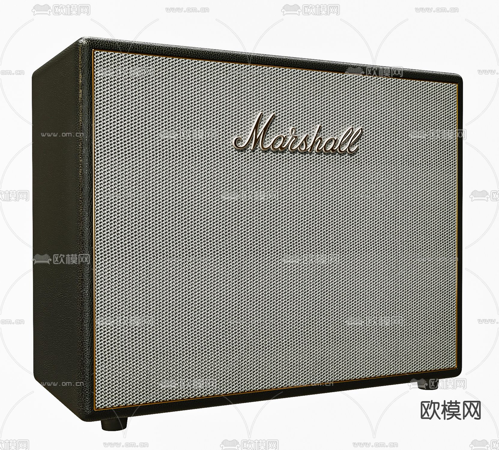 现代马歇尔音响3d模型下载（渲染图4）
