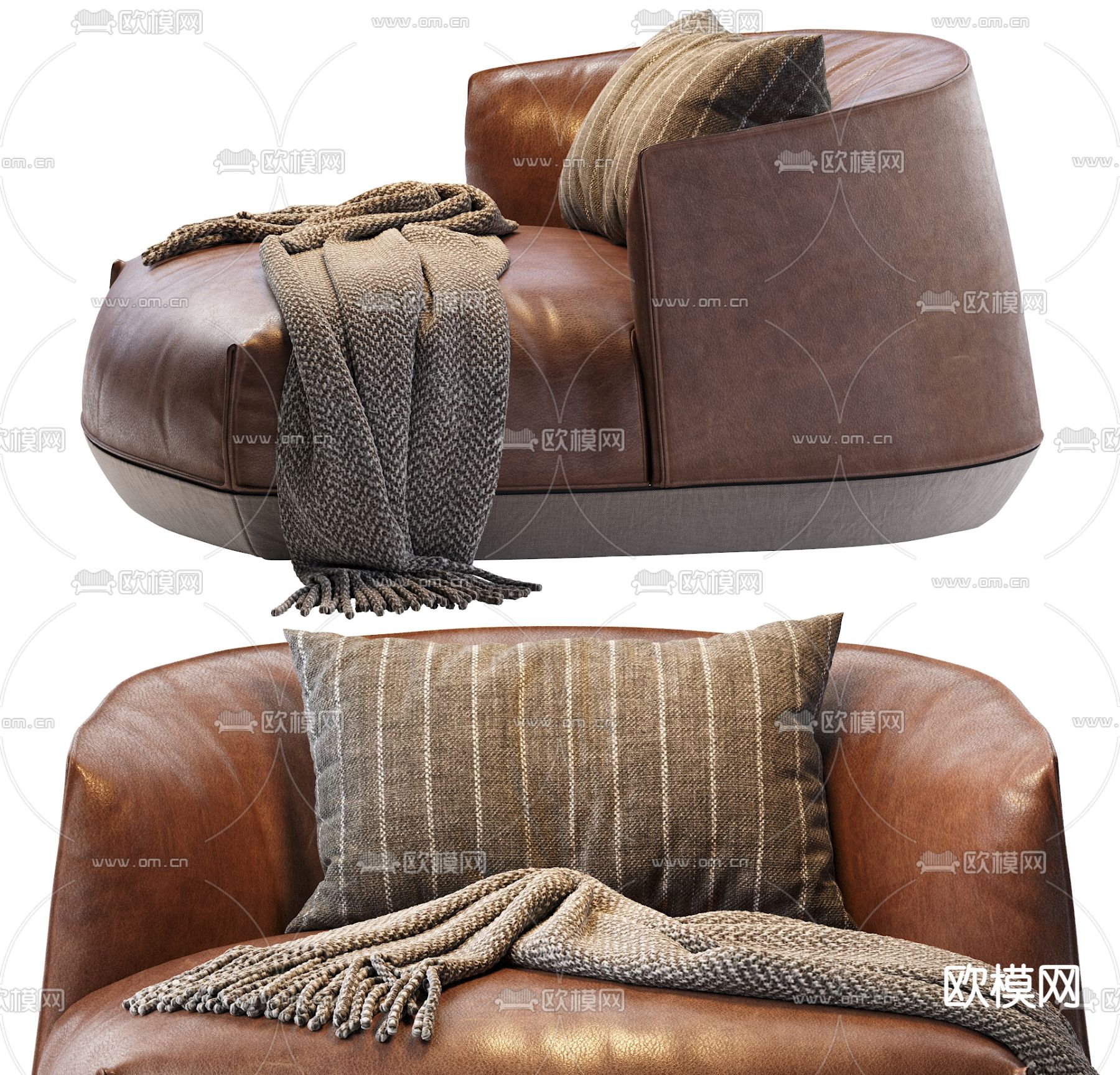 FLEXFORM 懒人沙发3d模型下载（渲染图2）