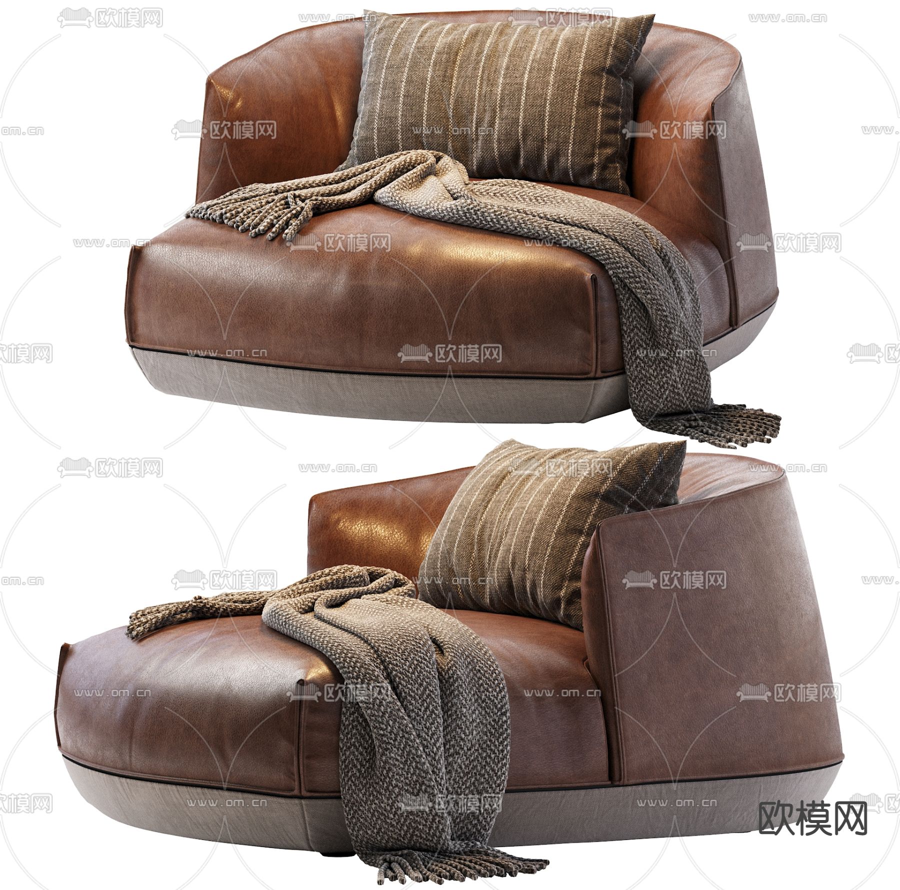 FLEXFORM 懒人沙发3d模型下载（渲染图3）