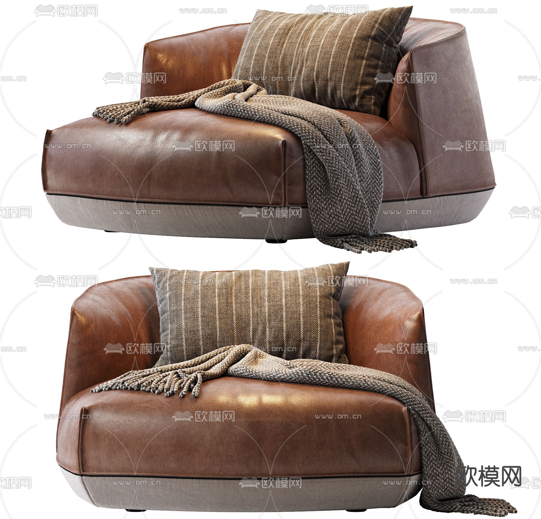 FLEXFORM 懒人沙发3d模型下载（渲染图1）