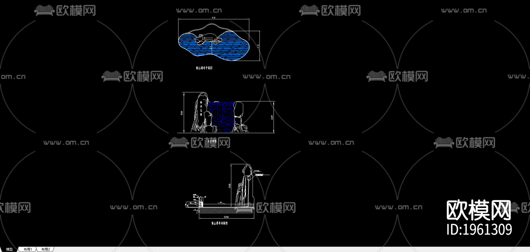 26-瀑布方案1下载（渲染图1）