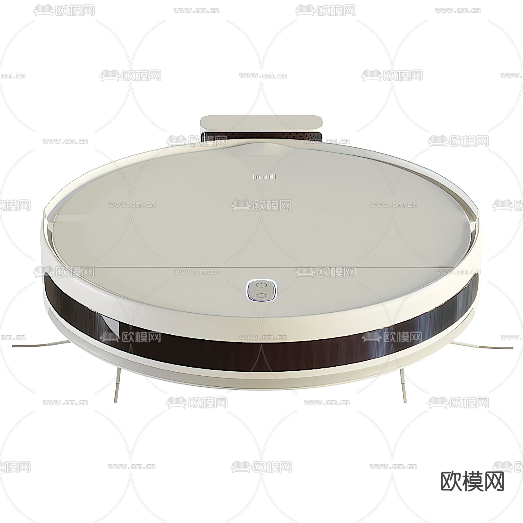 现代智能扫地机器人3d模型下载（渲染图3）