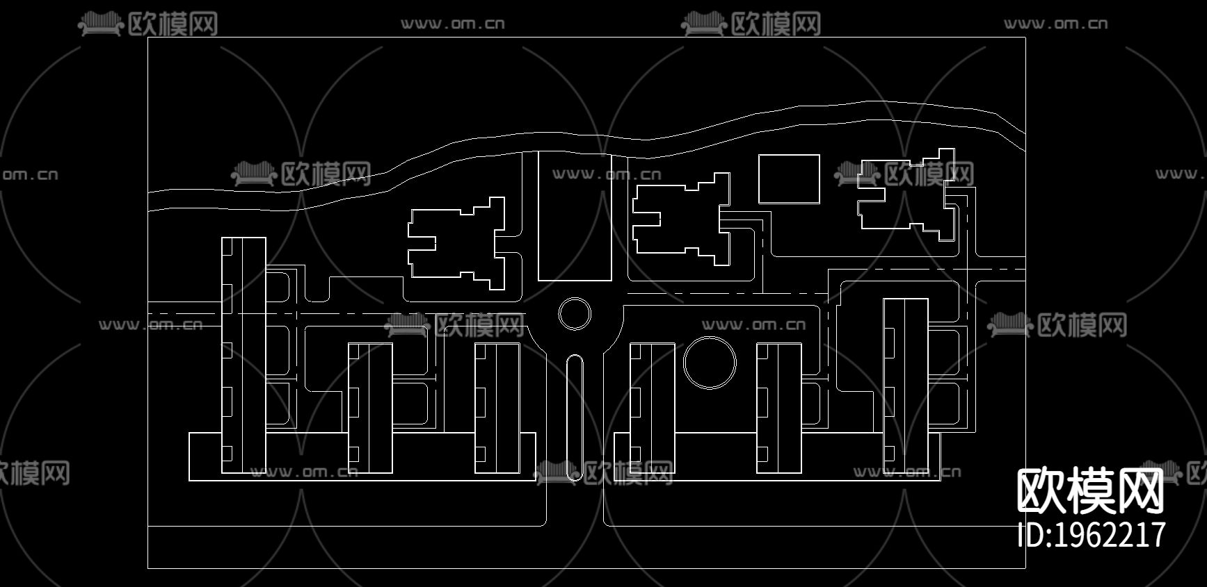 建筑环境cad平面图下载