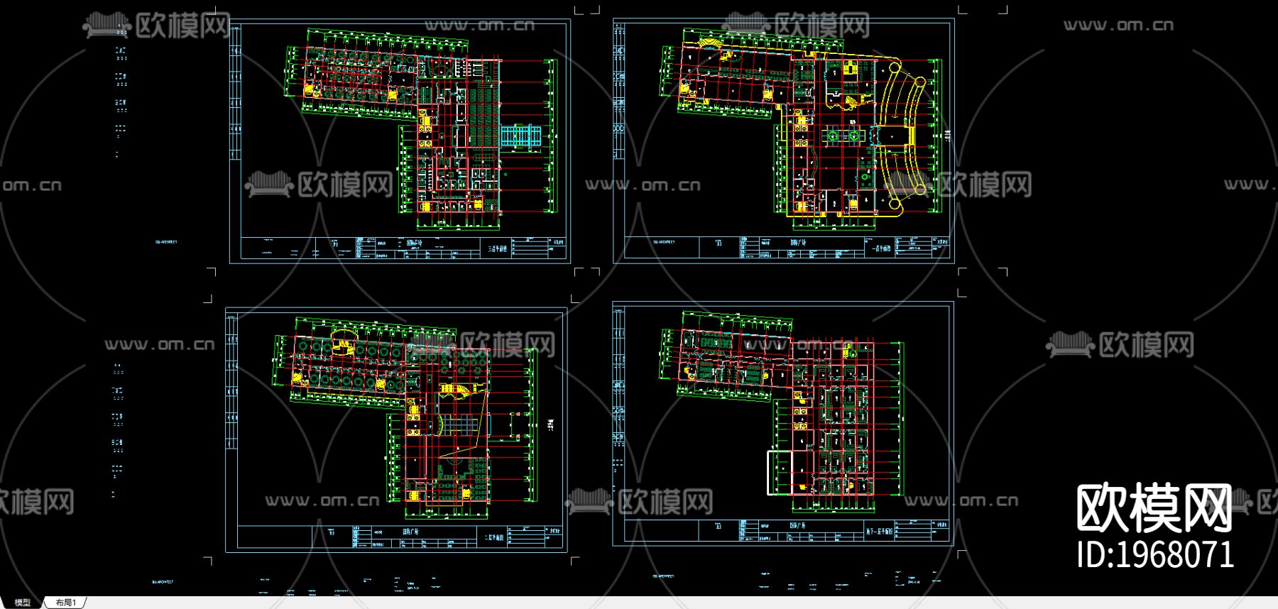 国际广场cad平面图下载