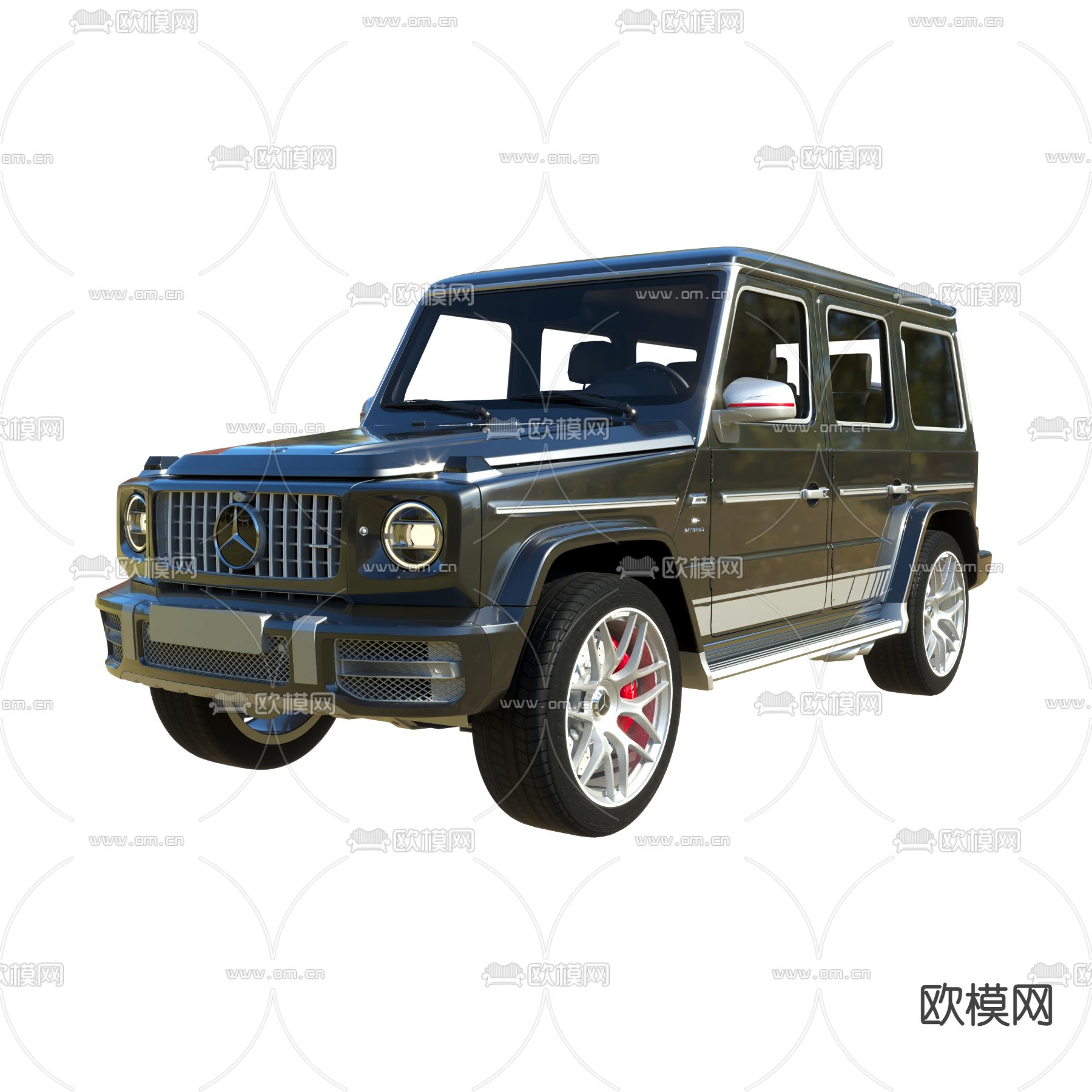 现代奔驰SUV汽车3d模型下载