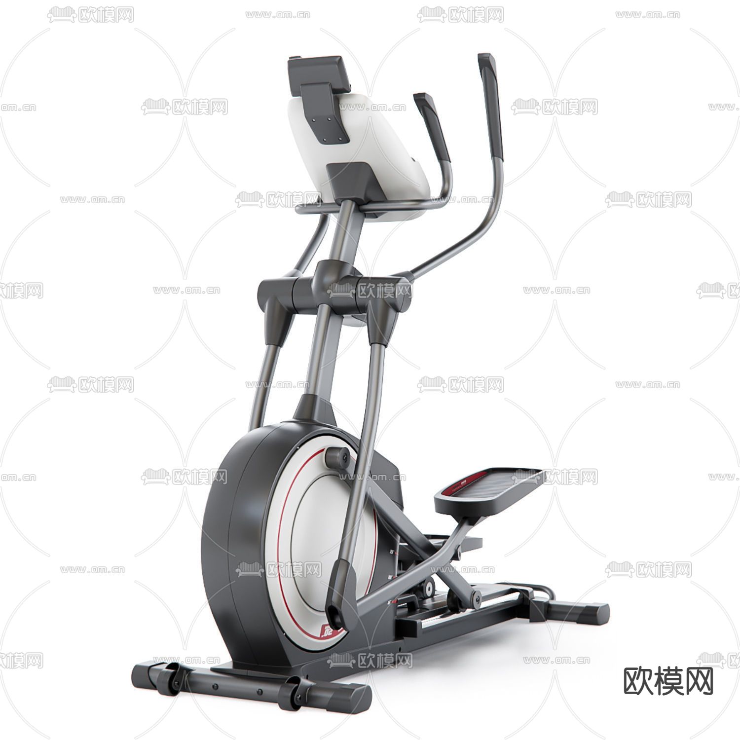 现代健身单车3d模型下载（渲染图3）