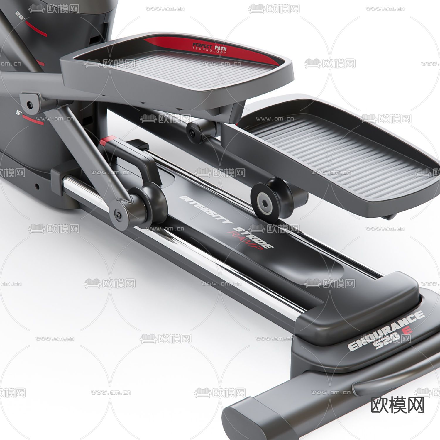 现代健身单车3d模型下载（渲染图2）