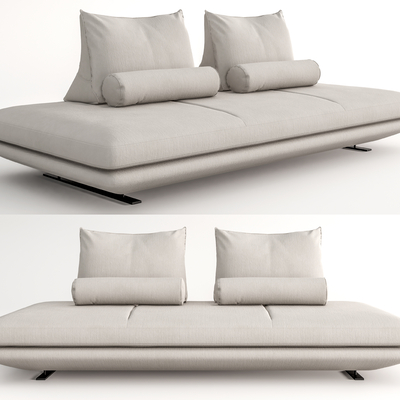 现代布艺懒人沙发su模型