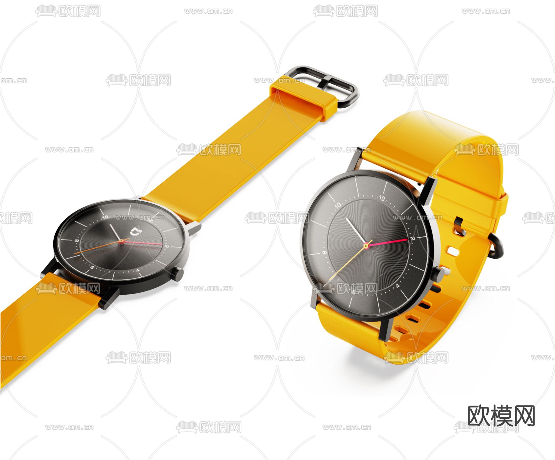 现代手表3d模型下载