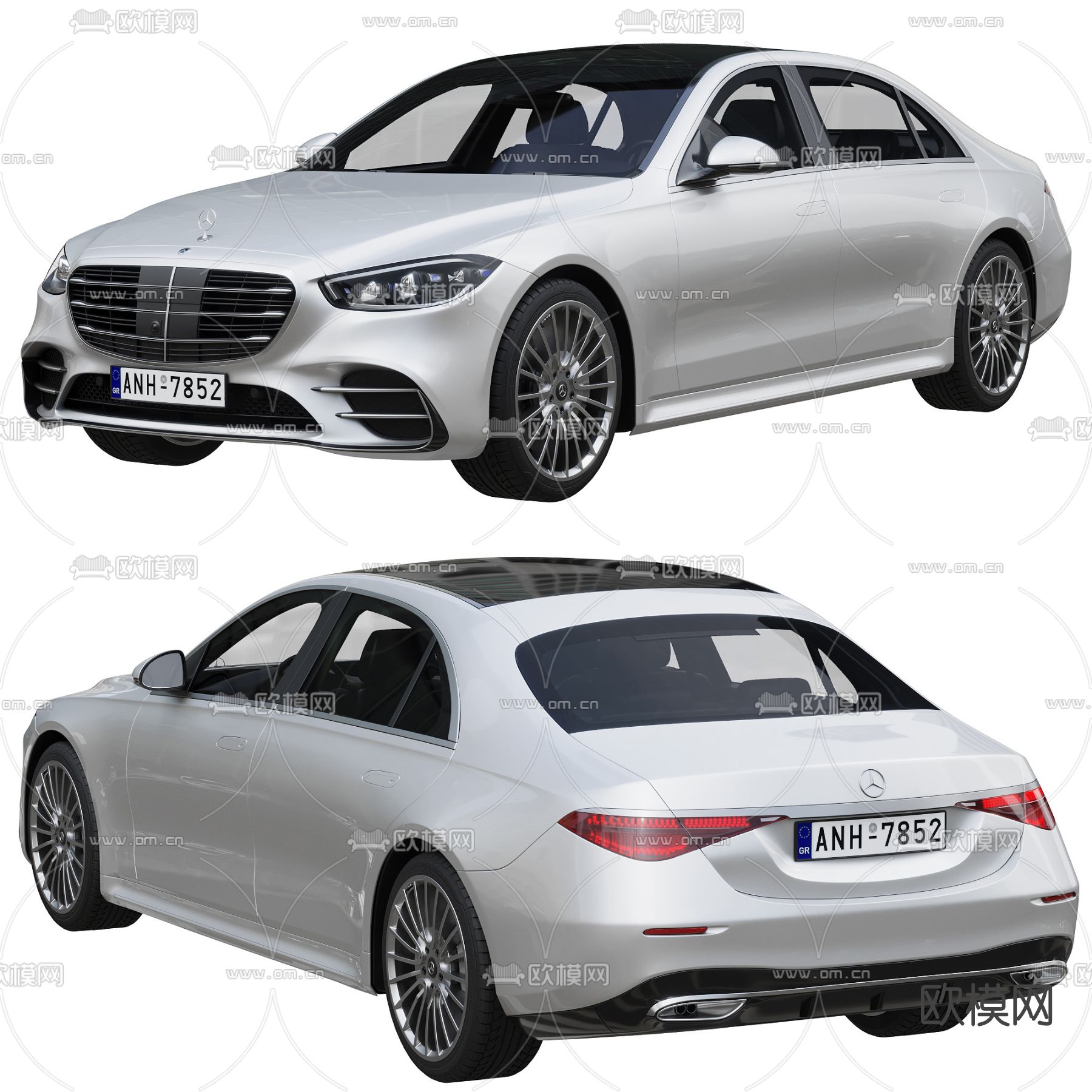 现代奔驰汽车3d模型