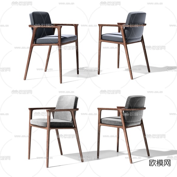 Moooi 椅子 单椅3d模型下载(渲染图1)