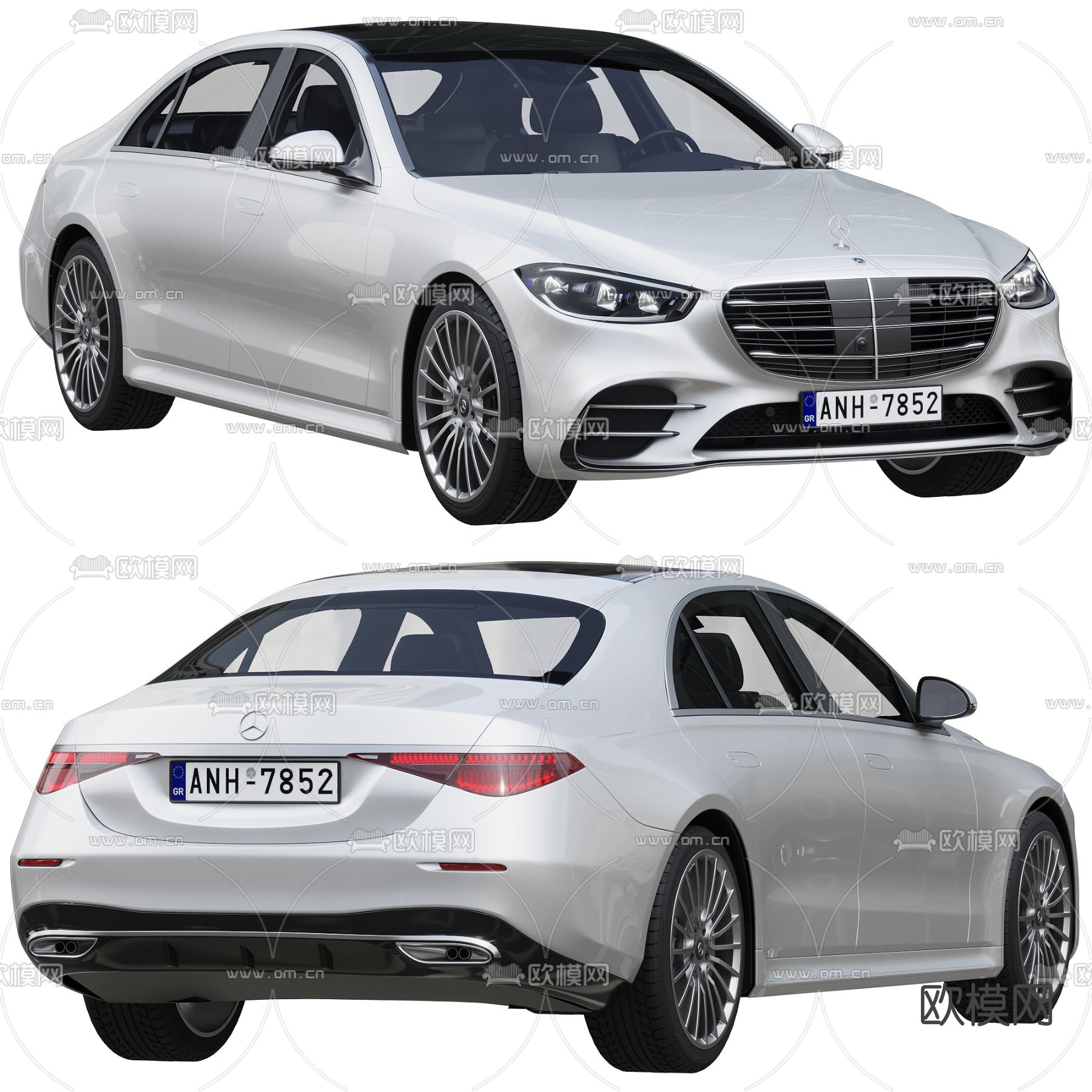 现代奔驰汽车3d模型