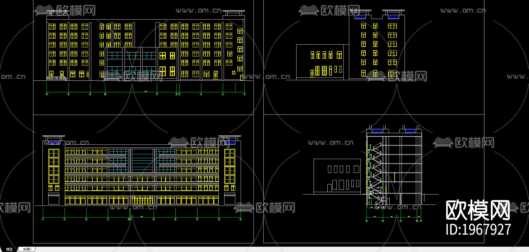 宾馆设计方案图下载（渲染图2）