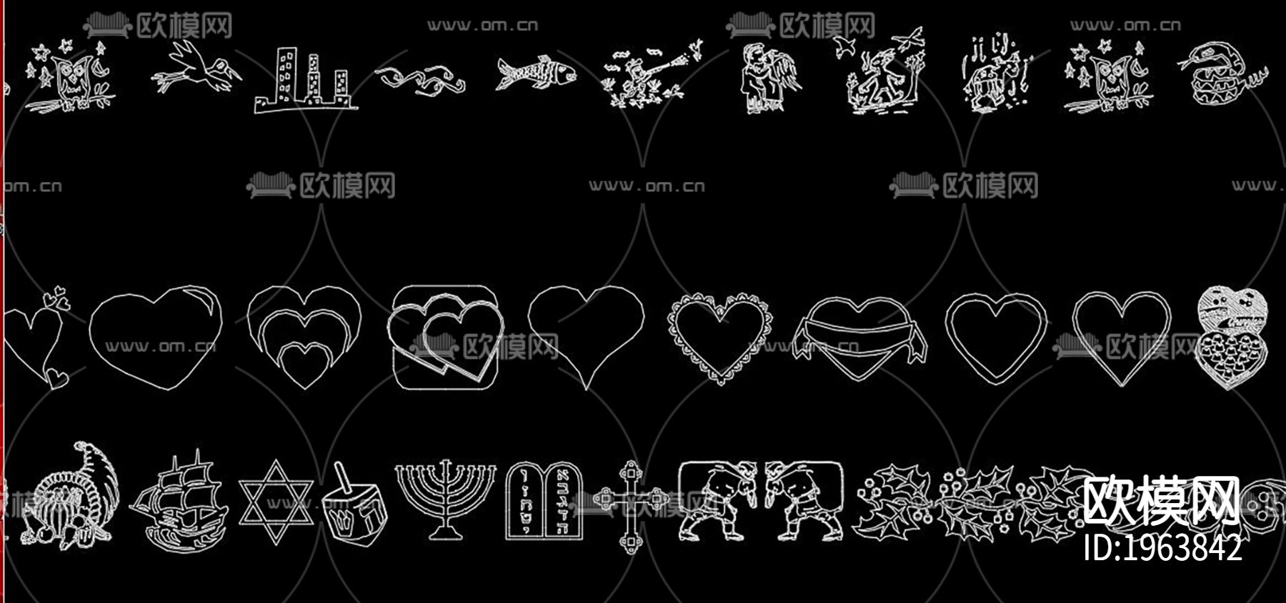 卡通cad图库下载（渲染图6）