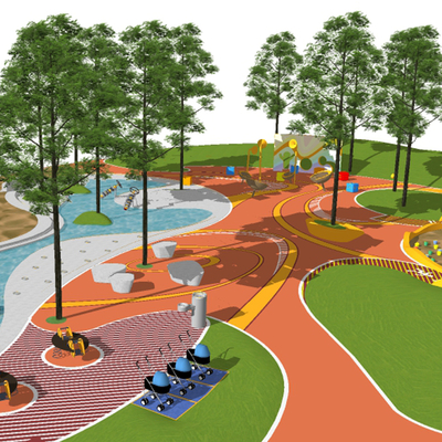  现代儿童活动区su模型 