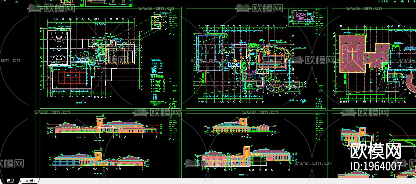 上海会所设计图下载（渲染图2）