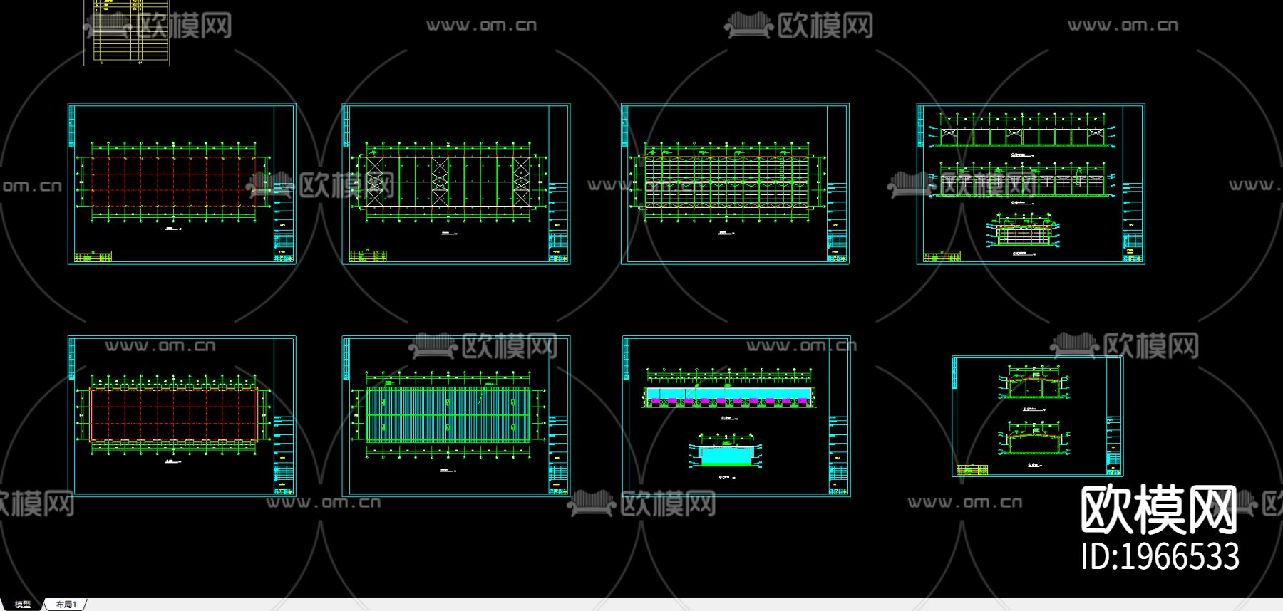 金太阳60米工程CAD下载