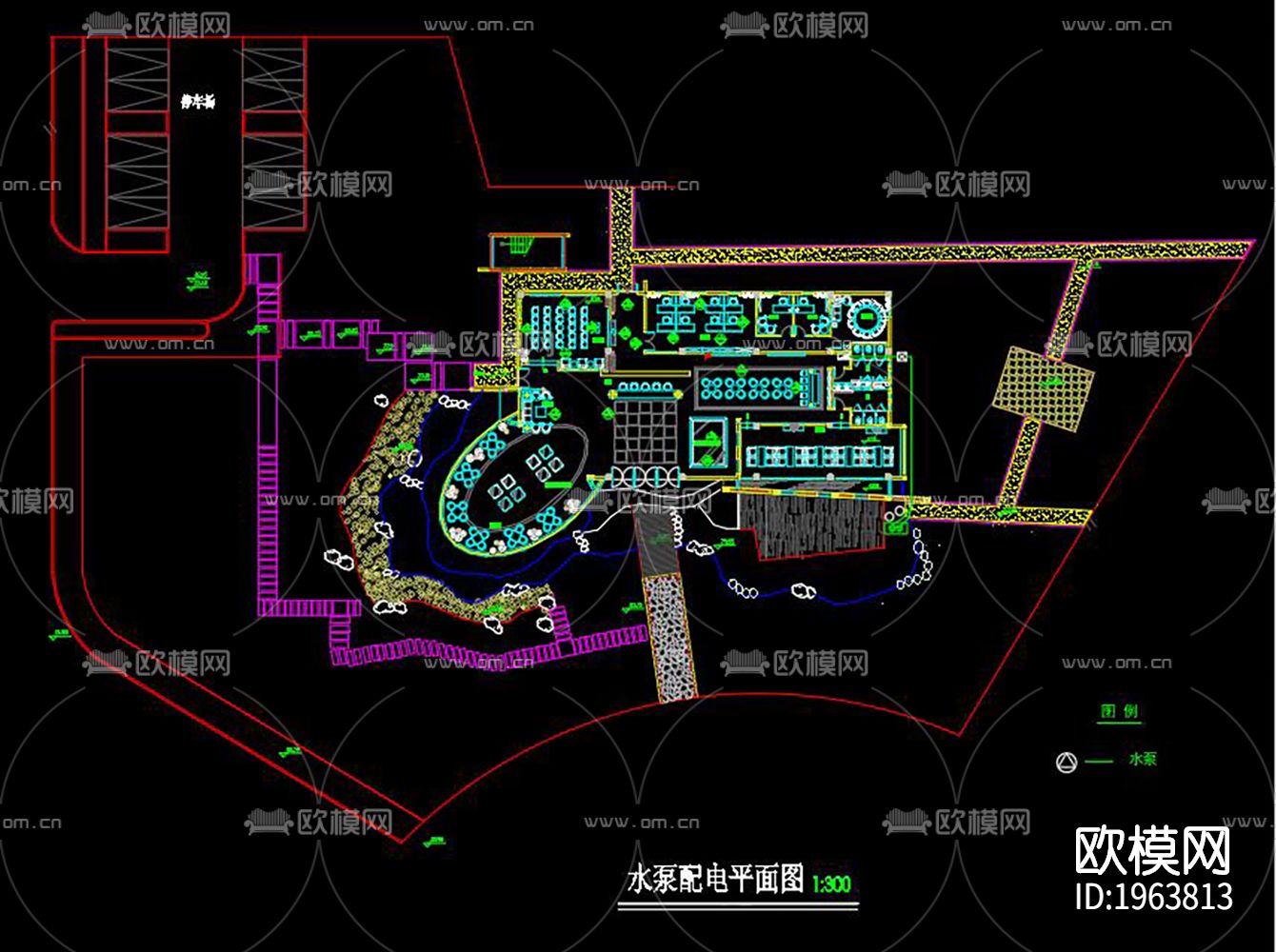 售楼部景观规划图下载（渲染图4）