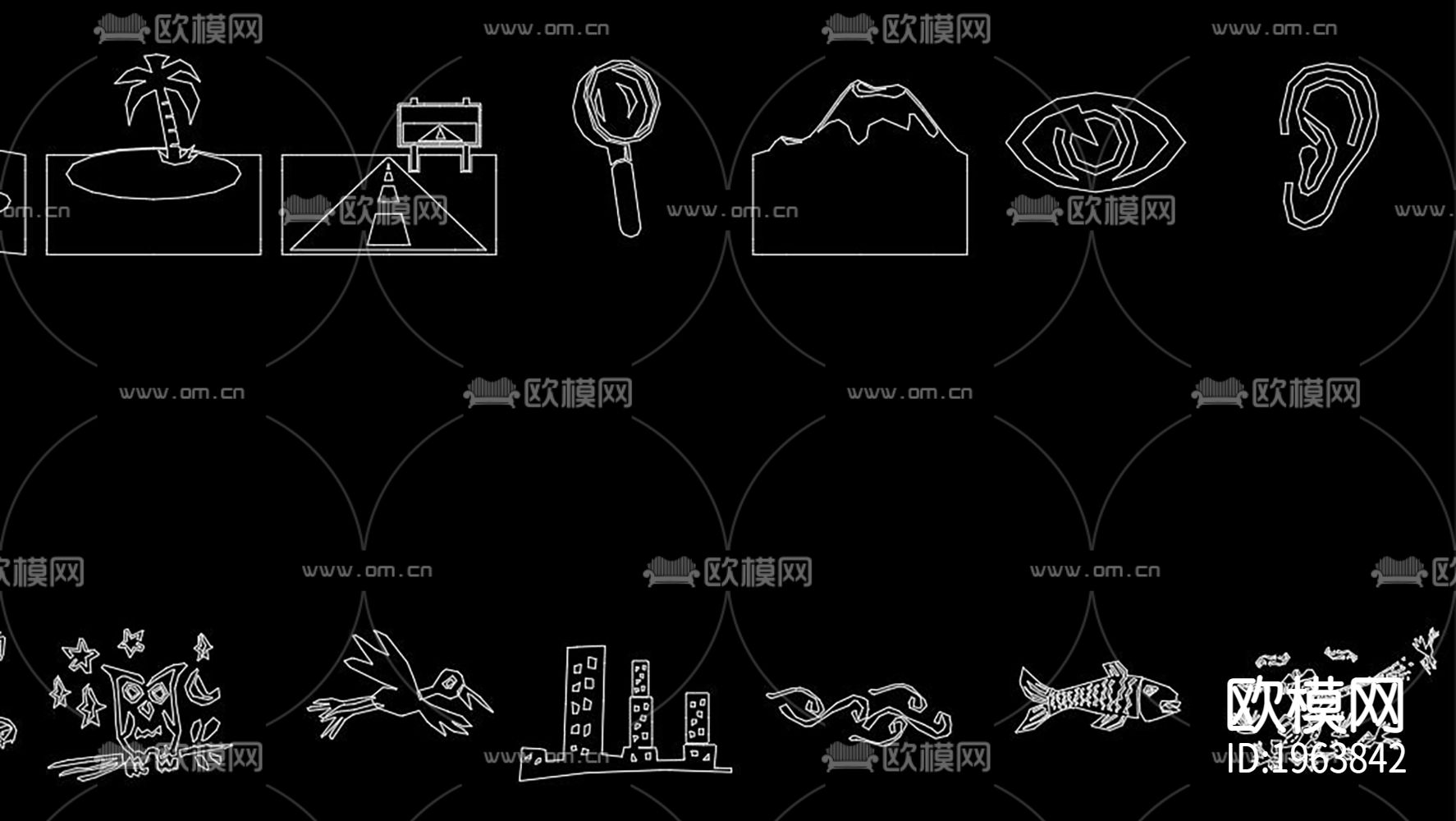 卡通cad图库下载（渲染图4）