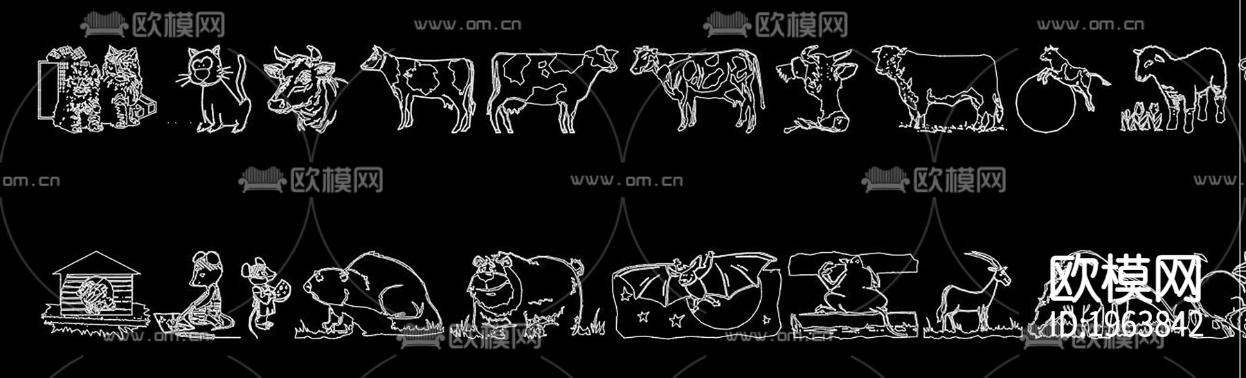 卡通cad图库下载（渲染图10）
