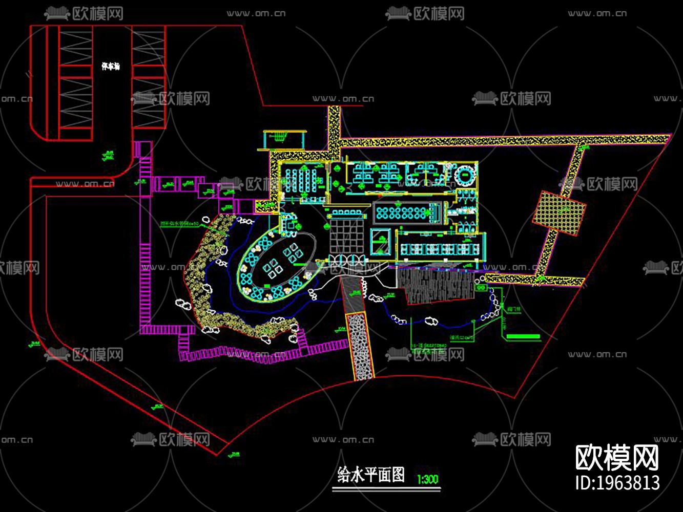 售楼部景观规划图下载（渲染图9）
