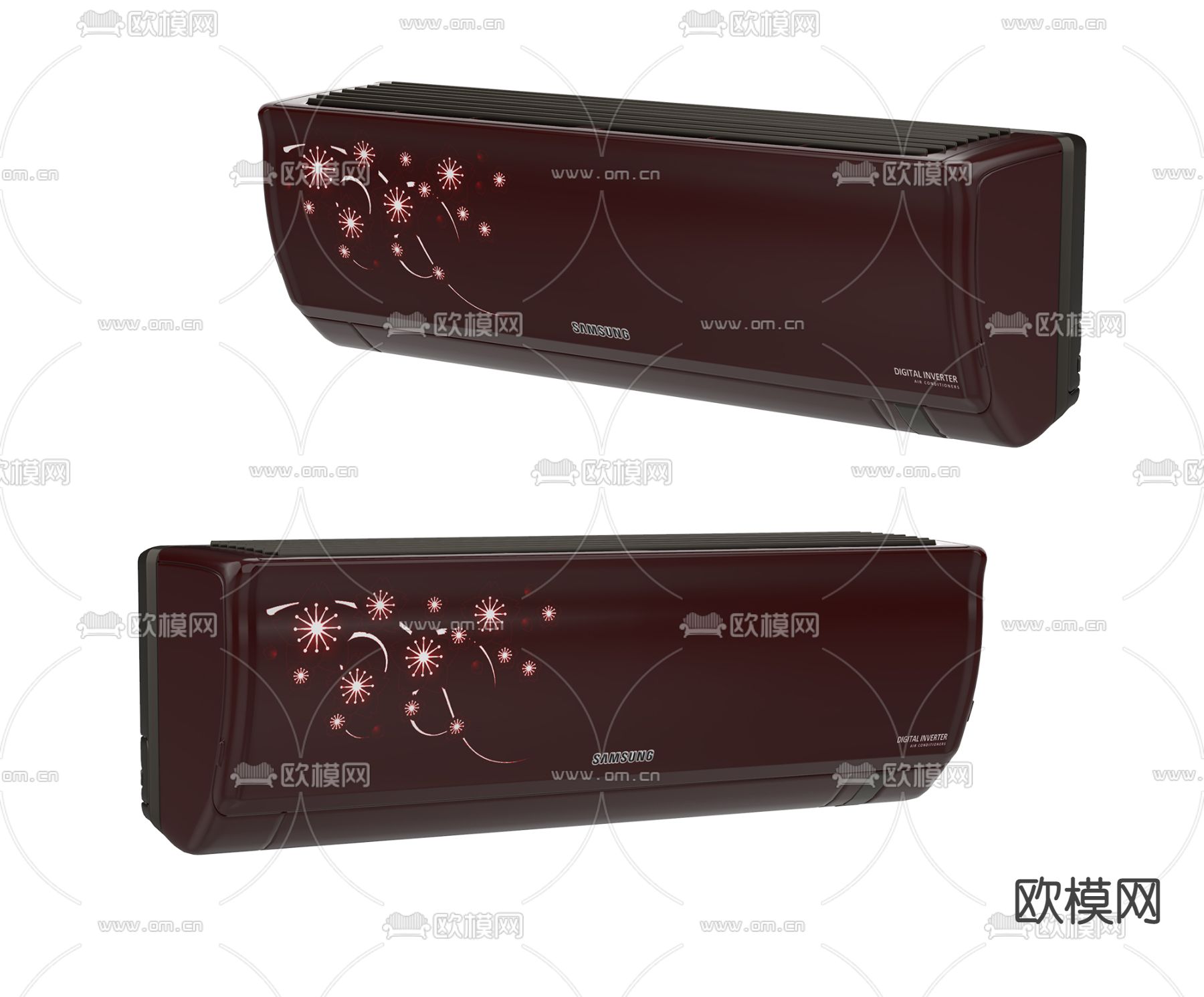现代三星空调挂机3d模型下载