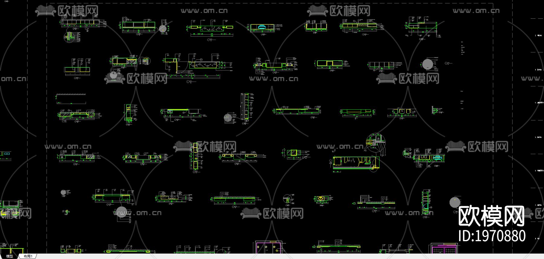 施工节点大样图下载（渲染图1）