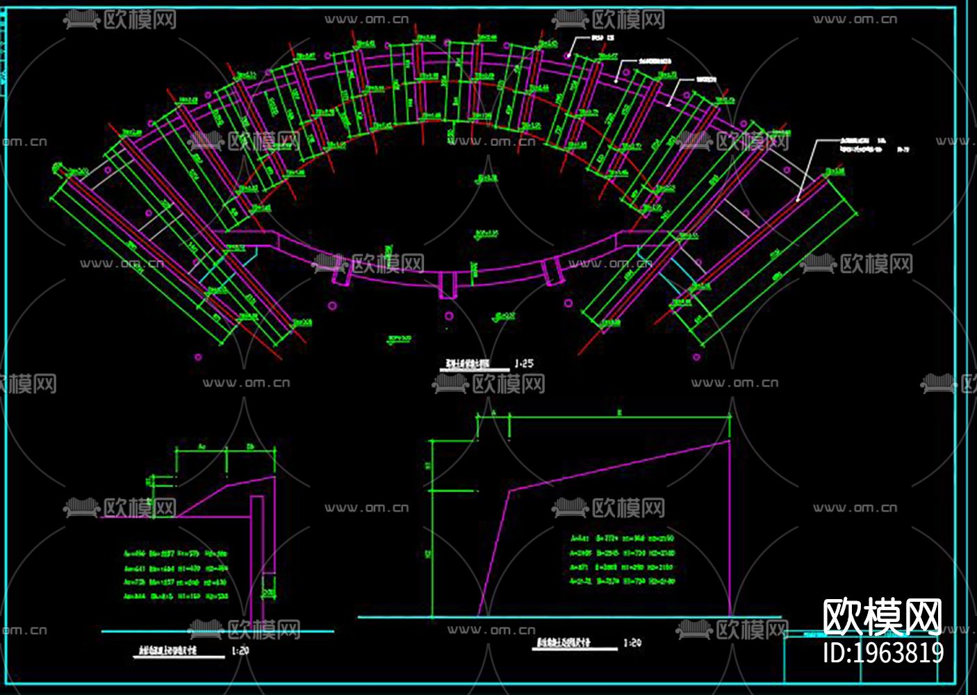 喷泉cad图纸下载（渲染图9）