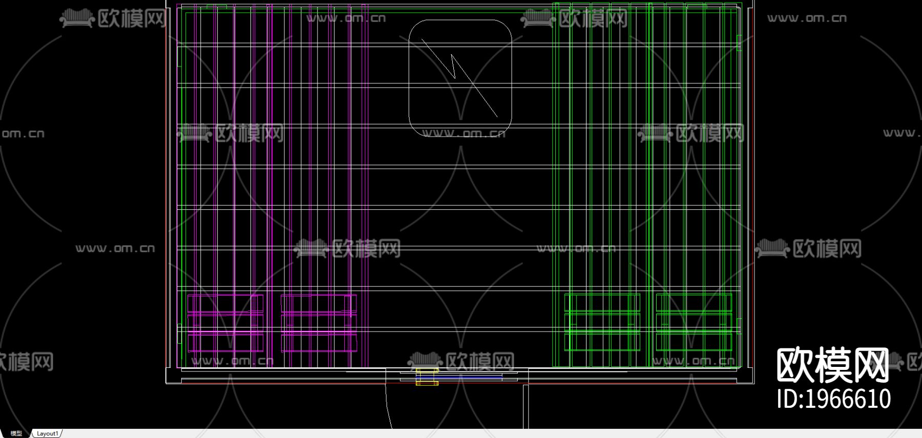 洁具cad图块下载（渲染图3）