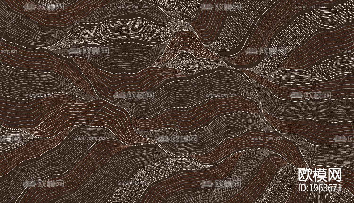 现代简约精雕立体墙纸下载（渲染图5）