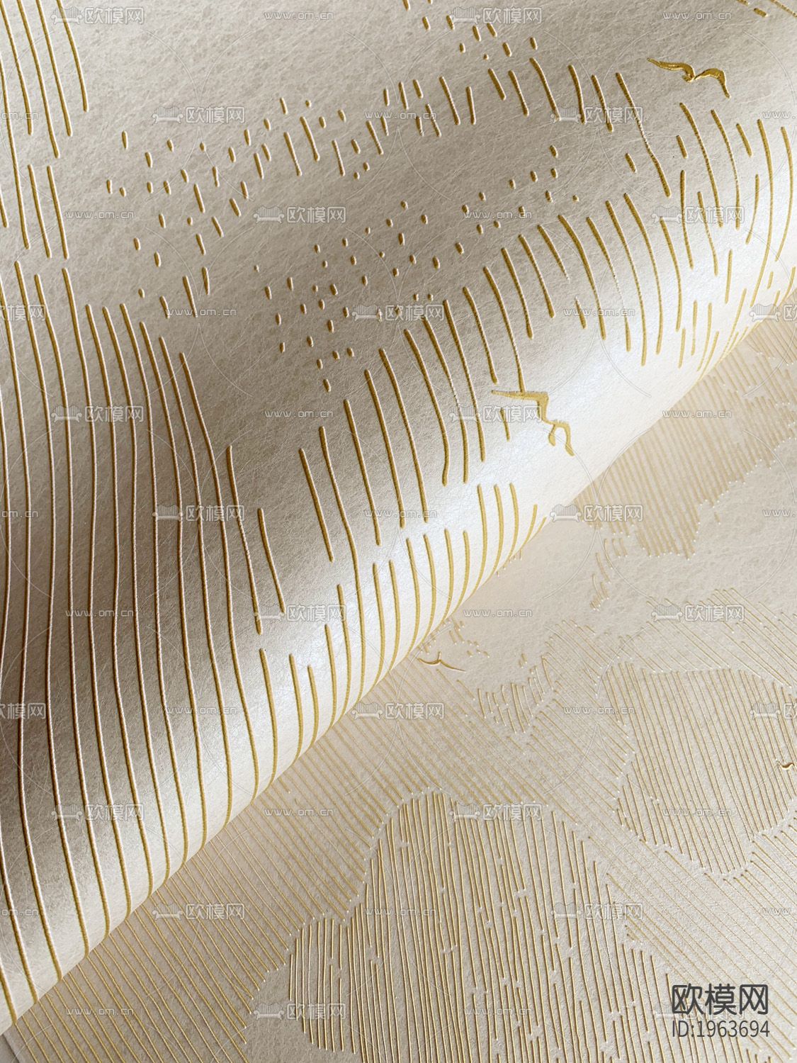 现代立体精雕墙纸下载（渲染图3）