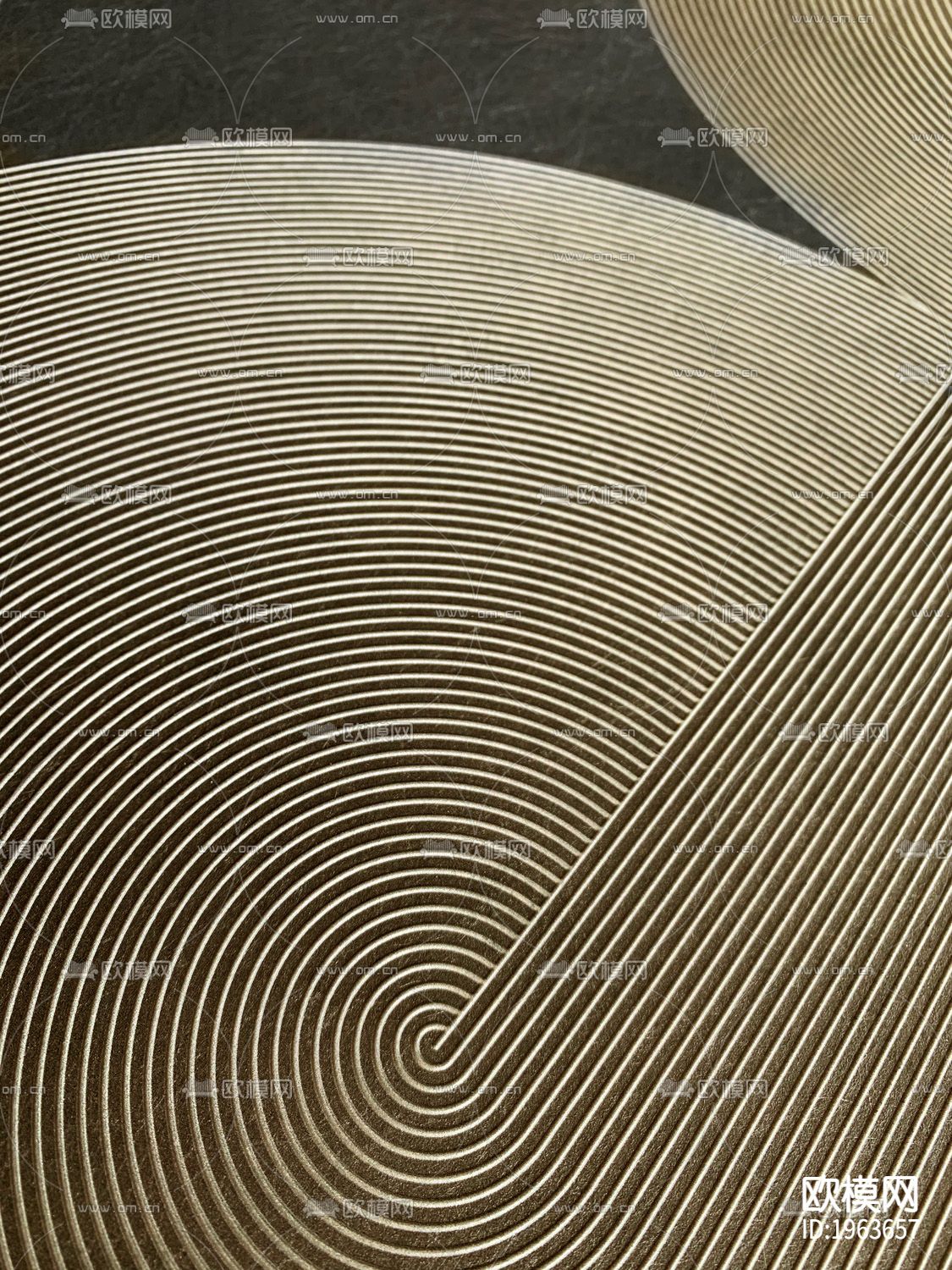 现代简约精雕立体墙纸下载（渲染图2）